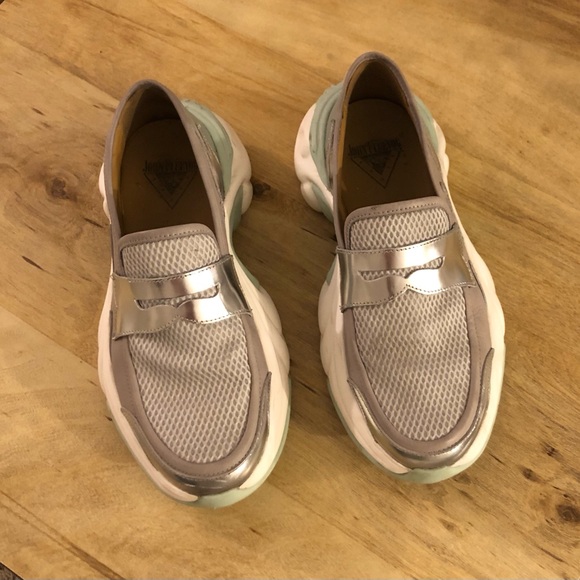 Soul Speed Maverick Silver and White Loafers - W8/M6 generous - Picture 8 of 16